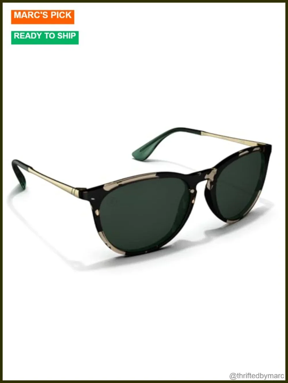 Polarized Sunglasses with TR90 Frame, 100% UV Protection, Classic Round Shape